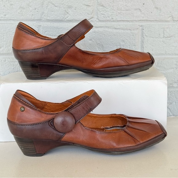 Pikolinos Gandia Leather Mary Jane Shoes Women's 8.5 - Picture 12 of 14